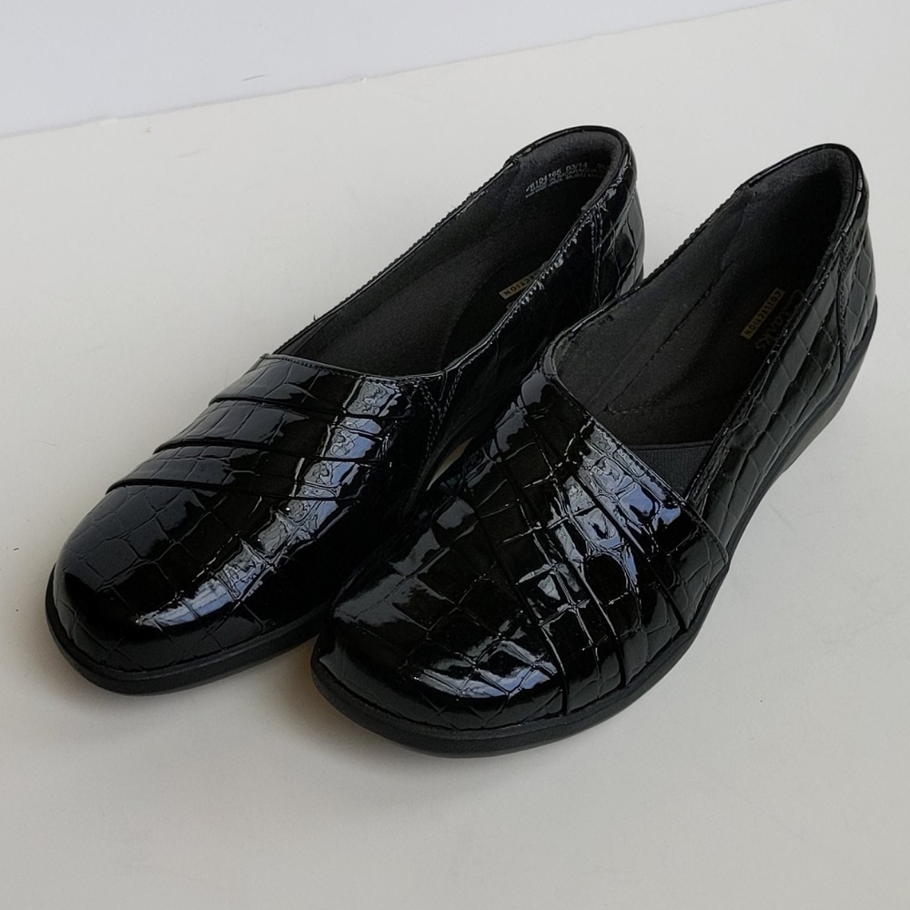 Clarks Patent Leather Loafers